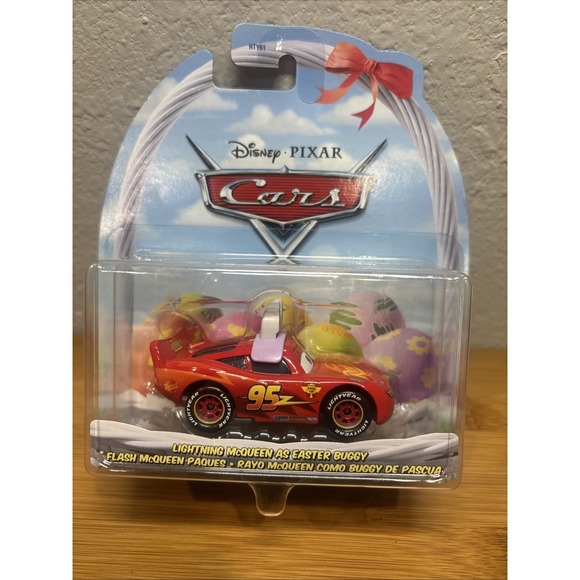 Mattel Other - Disney Pixar Cars Easter Buggy Lightning McQueen Mattel 1:55 Diecast‎ New